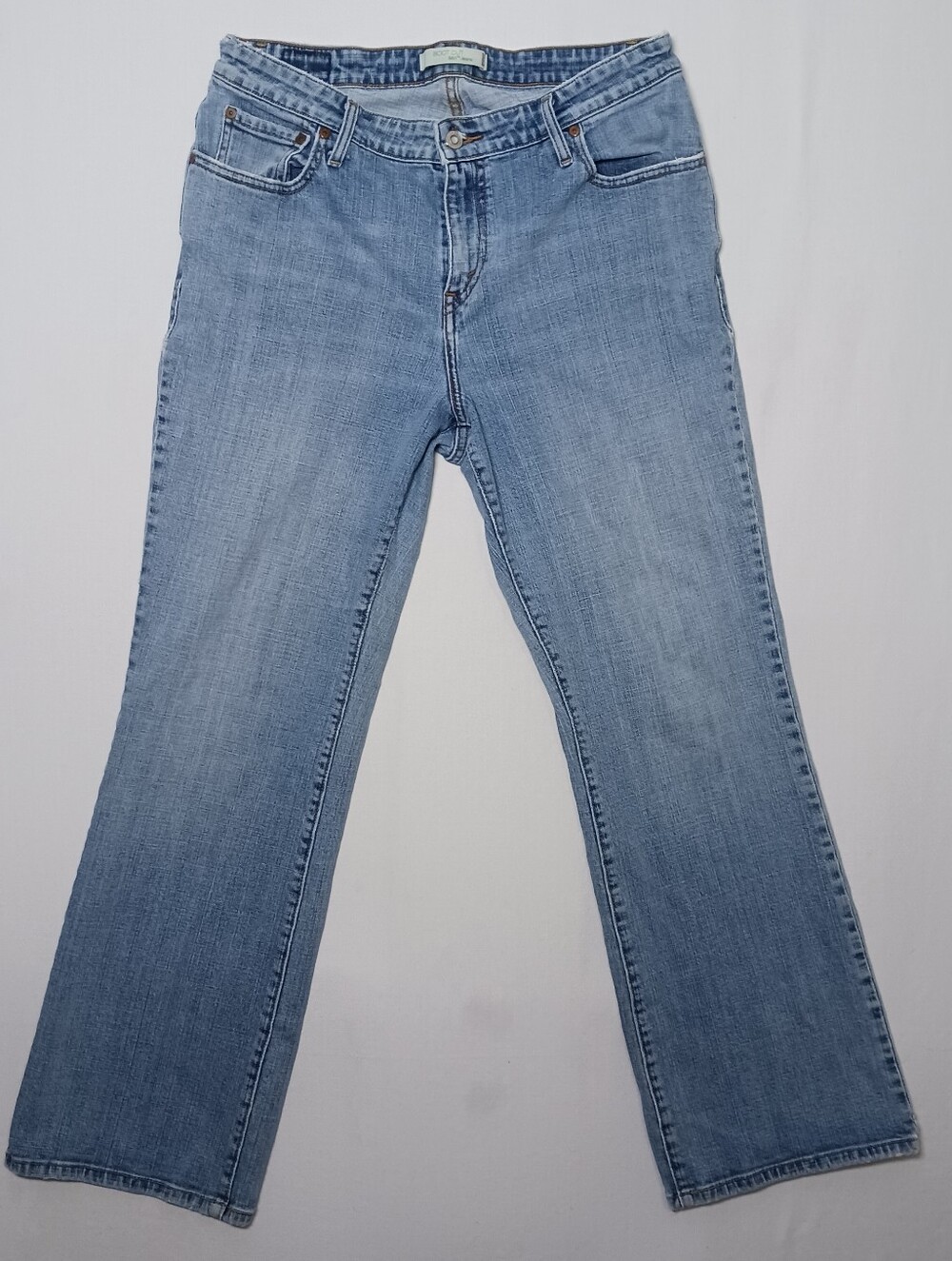 Y2K Levi's 580 Womens Bootcut Jeans 16W Light Blue Denim 34X31